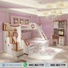 Tempat Tidur Tingkat Anak Perempuan Putih Coklat